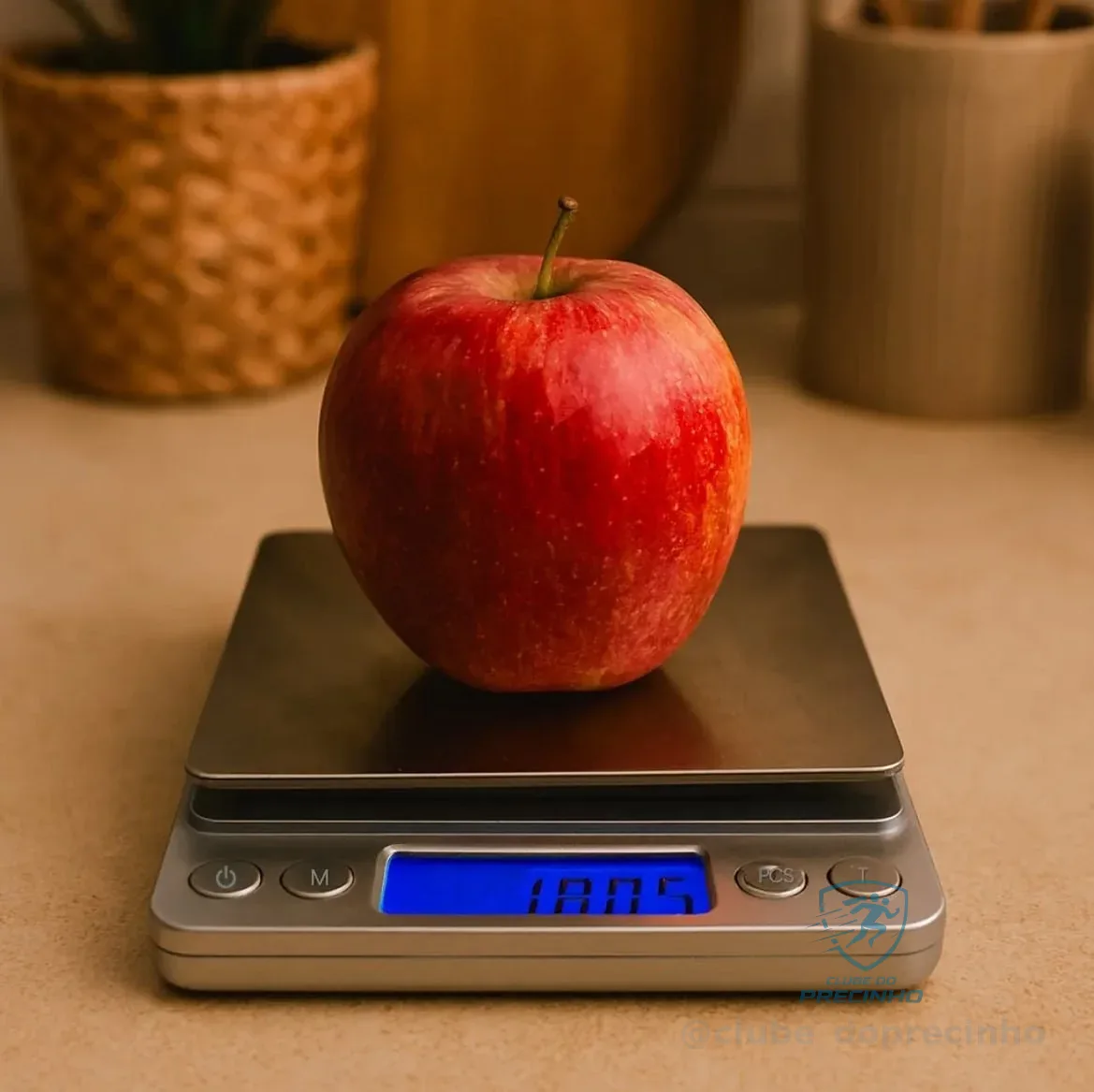 Mini Balança Digital Alta Precisão Pesa De 0,1g - 3 kg Cor Prata