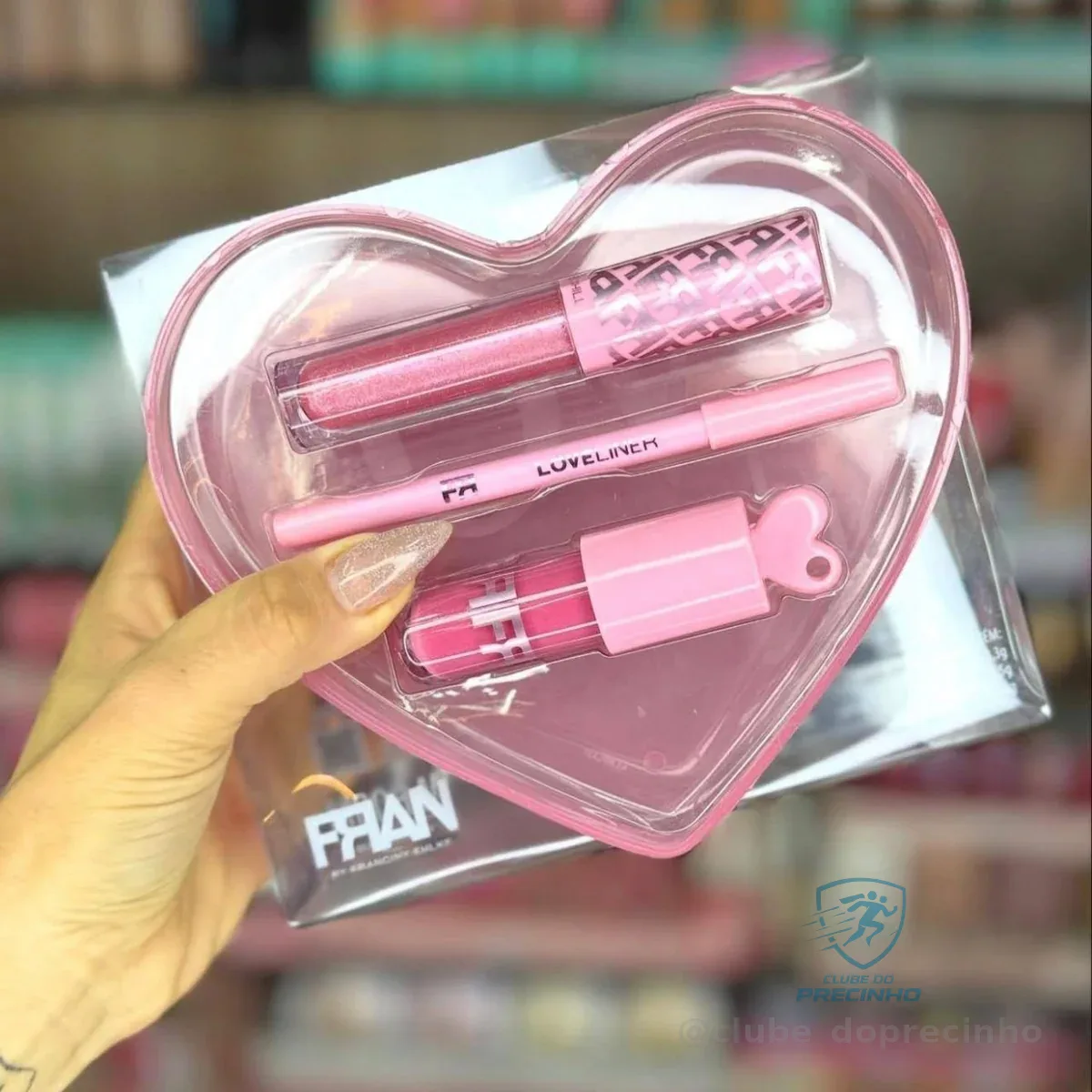 Kit Fran Love Kit Gloss Labial E Lápis Labial By Franciny