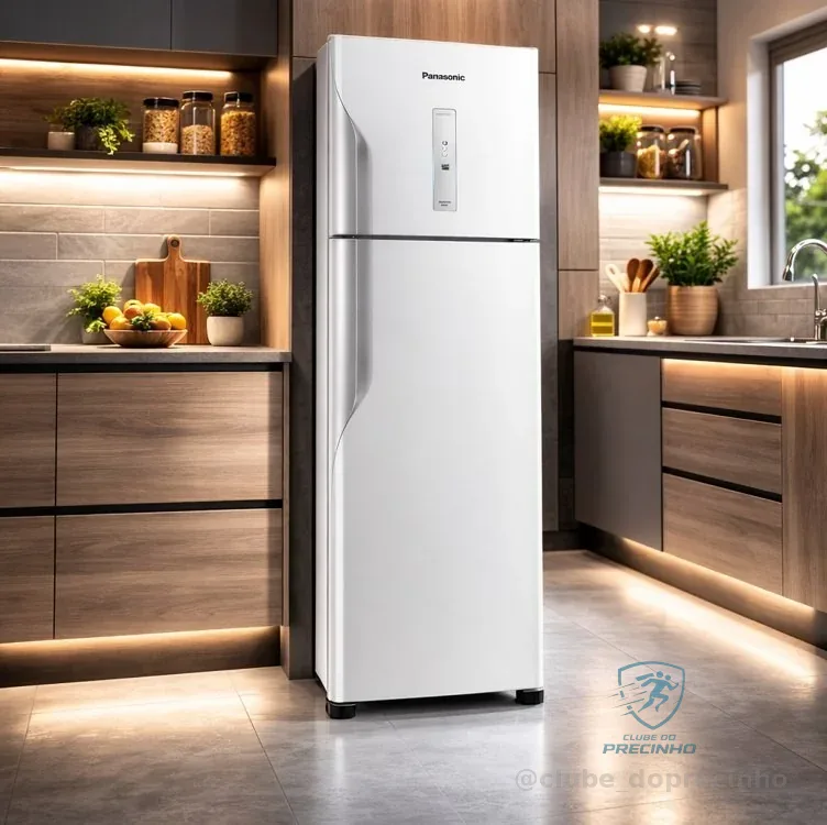 Geladeira Ideal+ Panasonic BT41 Frost Free Tecnologia Antibactéria 391L Branca - NR-BT41PD2WA 127V