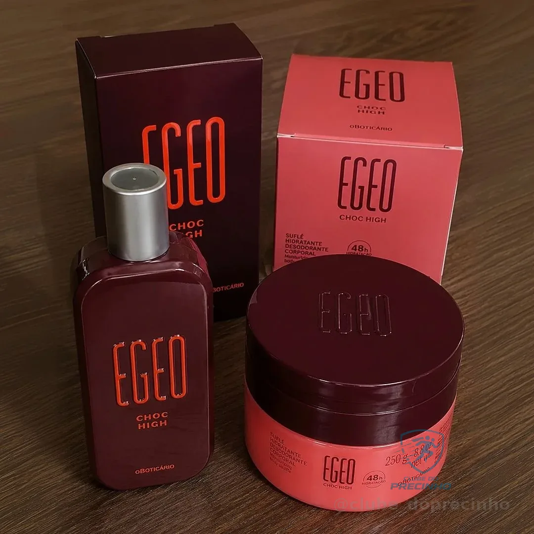 Perfume Egeo Choc High 90ml + Suflê O Boticário