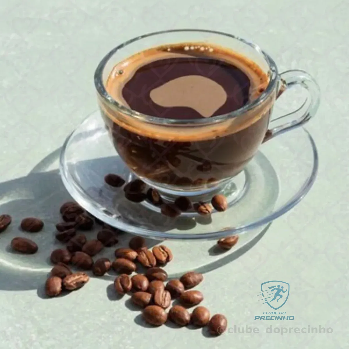 Jogo Xícaras Café Com Pires Chá 12 Peças Vidro Incolor 230ml