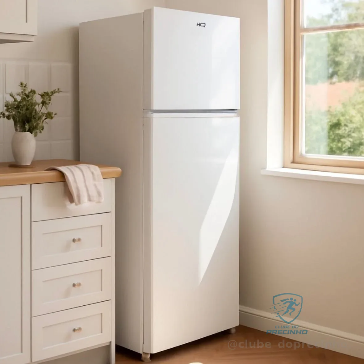 Geladeira Refrigerador Hq Defrost 230 Lts Branco Hq-230rdfs Branco 127v