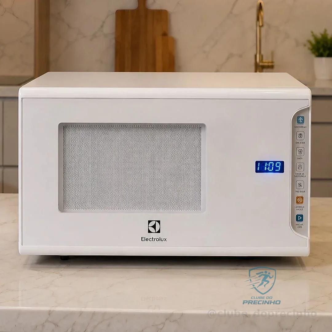 Micro-ondas Electrolux 31L Branco com Painel Integrado e Display Econômico (MI41T) 127V