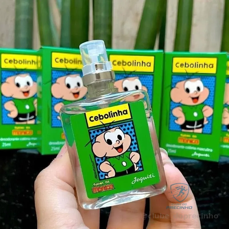 Kit 2x Perfumes Colônia Miniatura Cebolinha Turma Da Mônica Jequiti 25ml