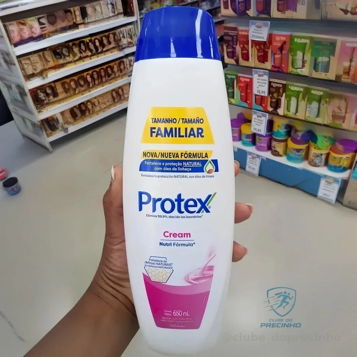 Sabonete Líquido Antibacteriano Protex Cream 650ml