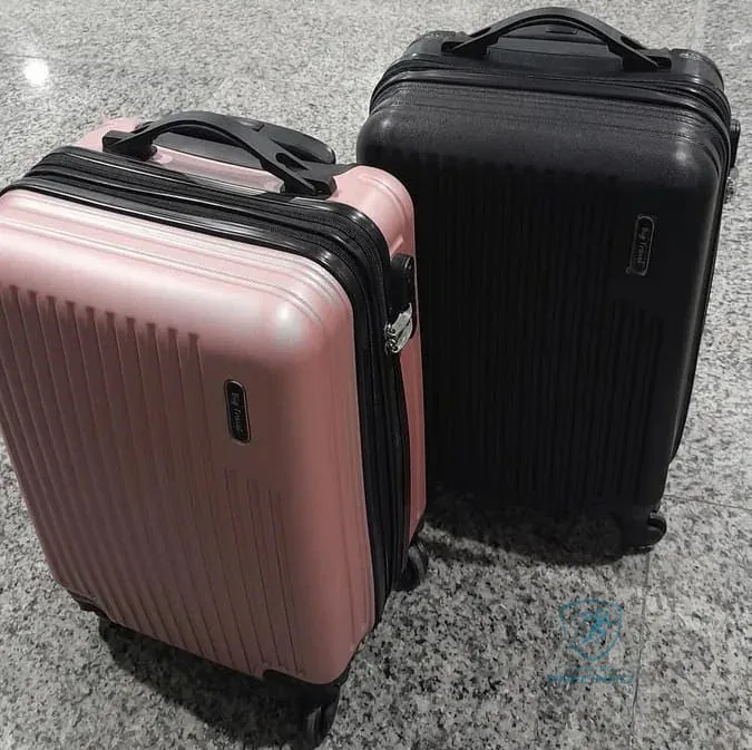 Kit Mala 10kg Casal Viagem Giratória Anti-furto Abs Férias