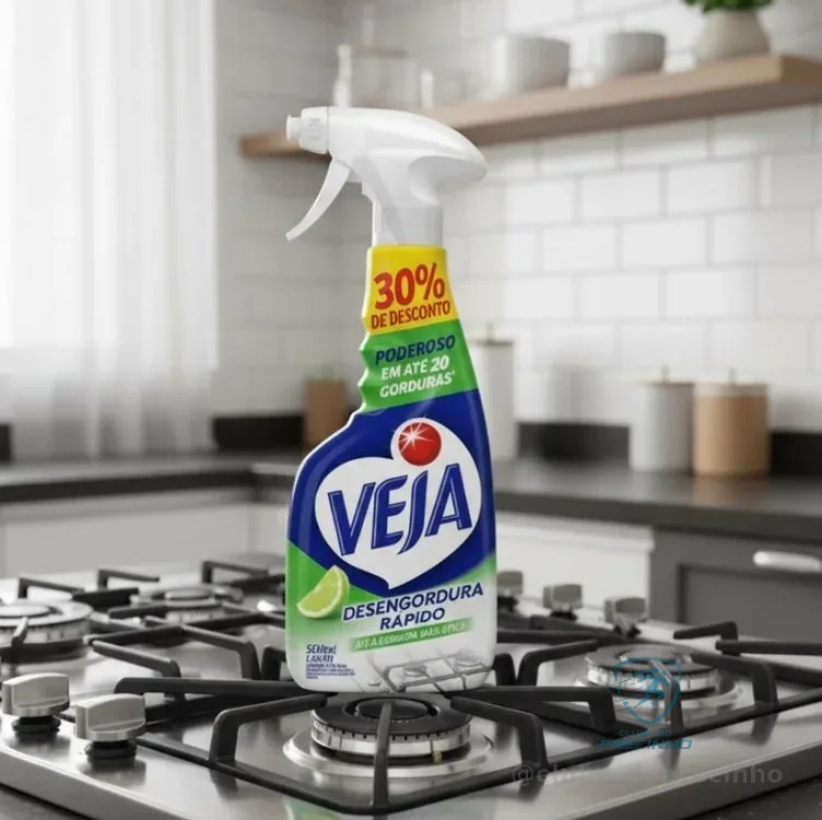 Veja Desengordura Rápido Limpador Spray Limão 500ml