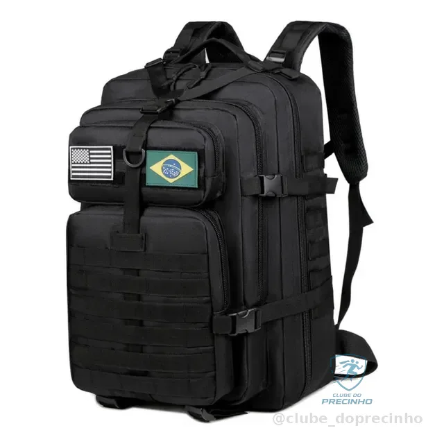 Xiaobang Mochila Tática Impermeável Militar Reforçada Grande 50litros