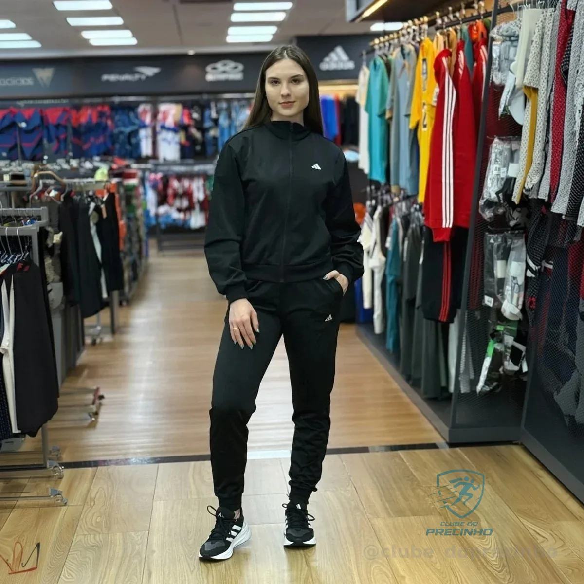 Conjunto Adidas Feminino - Preto