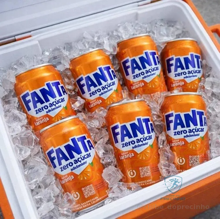 Pack de Fanta Laranja Zero lata 350ml 6 unidades