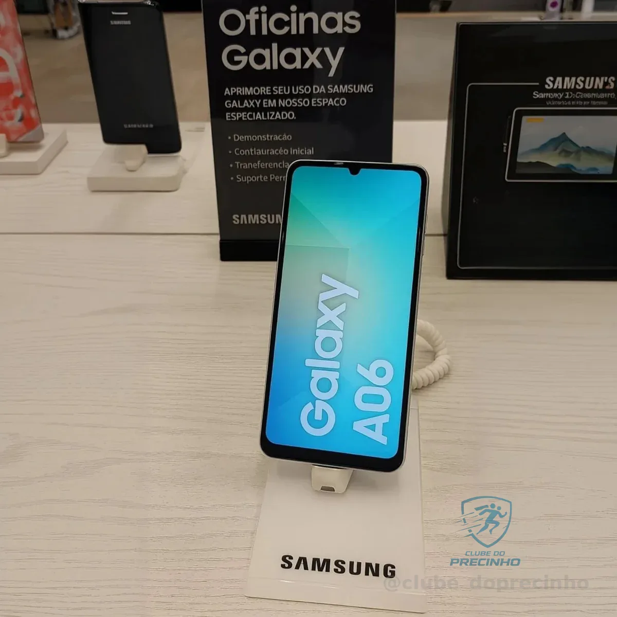 Celular Samsung Galaxy A06 5G 128GB, 4GB, IP54, Tela 6.7" - Preto