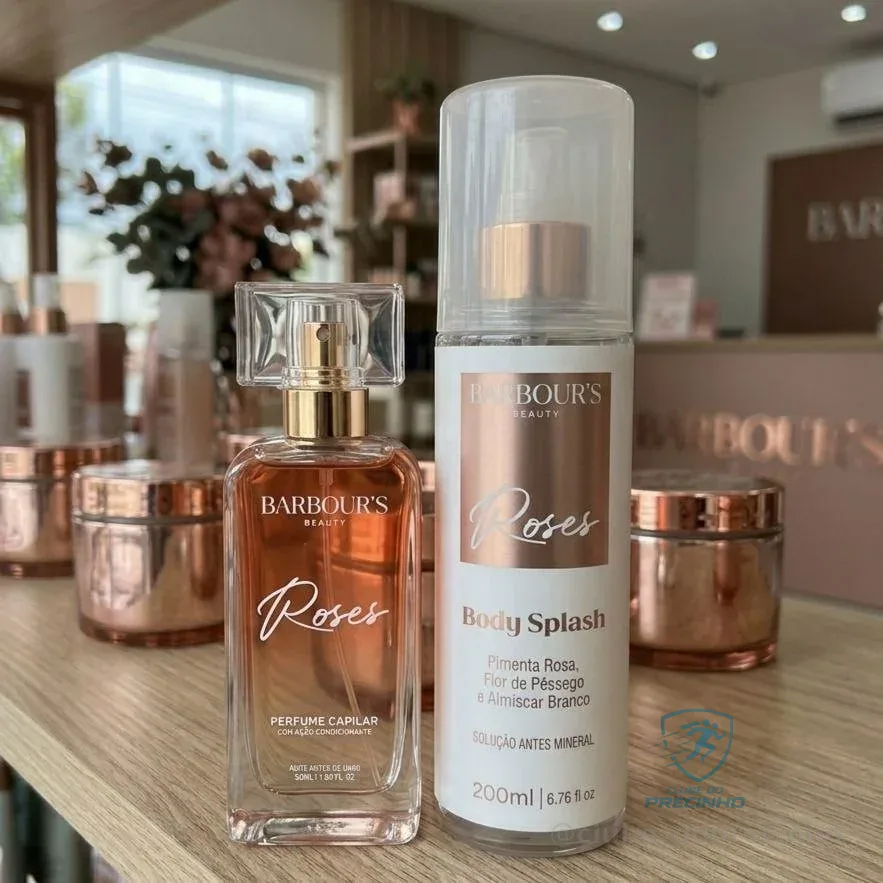 Perfume Capilar E Body Splash Roses Barbour's Beauty