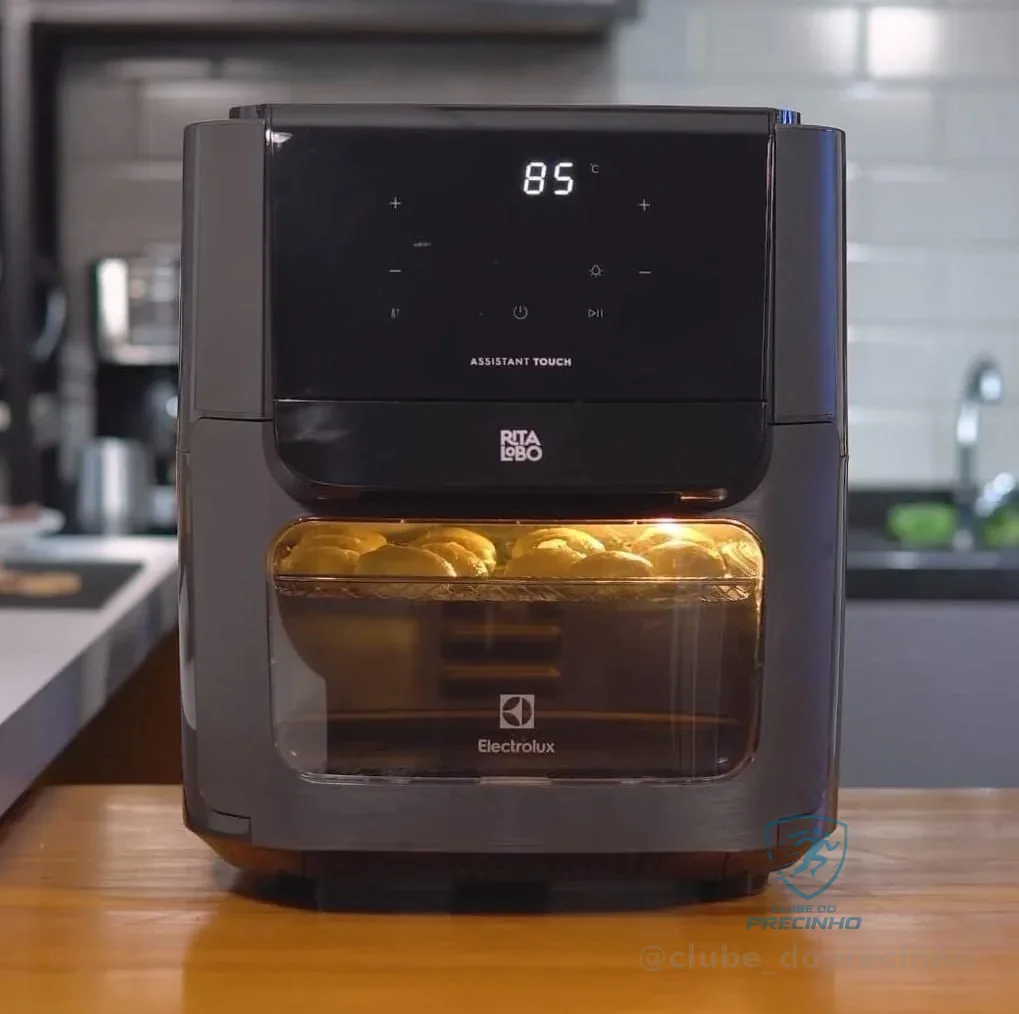 Electrolux Air Fryer Forno 5 x 1 12L 1700W Digital EAF90 Grafite 220V