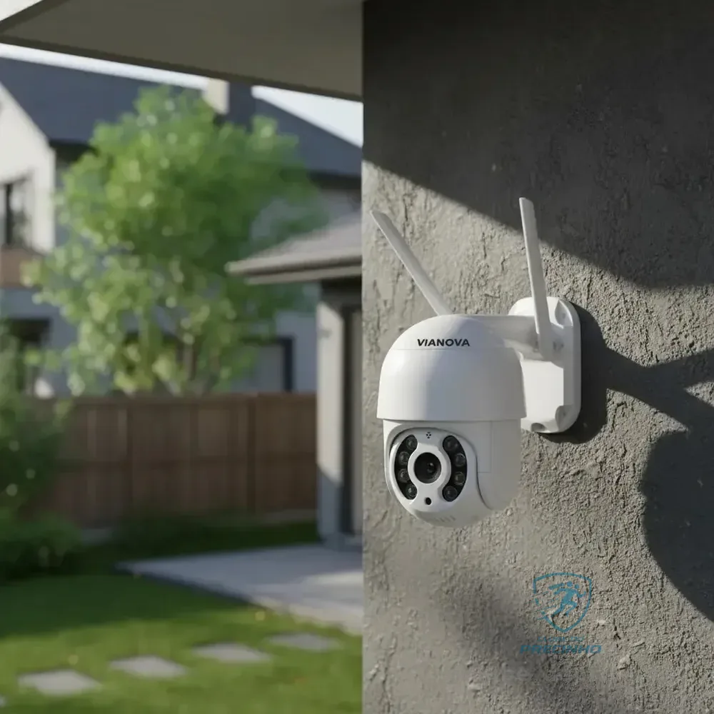 Camera Segurança Wifi Yoosee Mini Dome Full Hd Vianova Branco