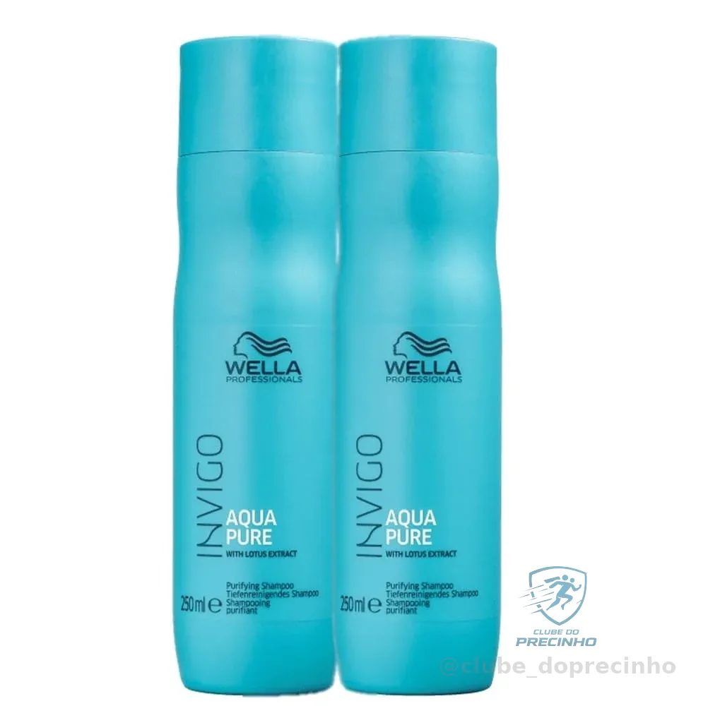 Kit Wella Professionals Invigo Balance - Shampoo Antirresiduos 250ml (2 Unidades)