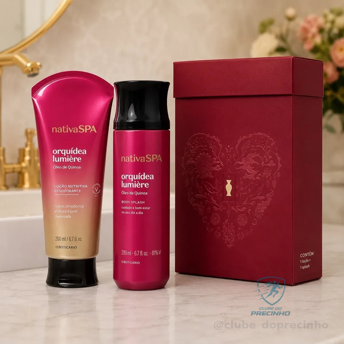 Kit Presente Nativa Spa Orquídea Lumière Amor 2026