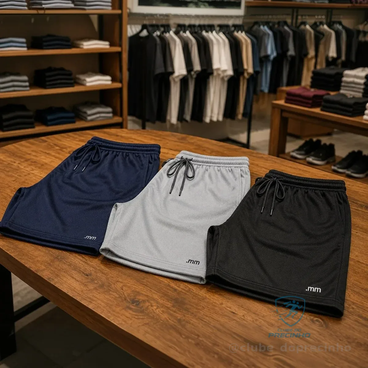 Kit 3 Short Futebol Bermuda Masculina Academia Treino Esporte