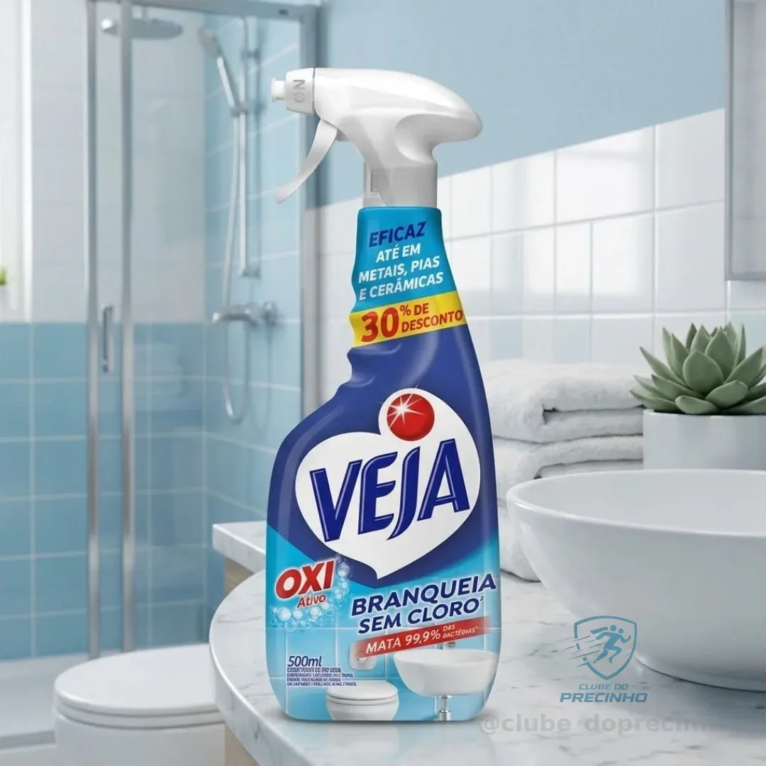 Limpador Spray Anti Bac Veja Banheiro Oxi 500ml