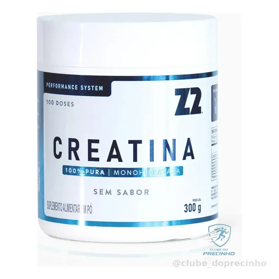 Creatina Monohidratada 100% Pura Z2 Performance 300g Neutro