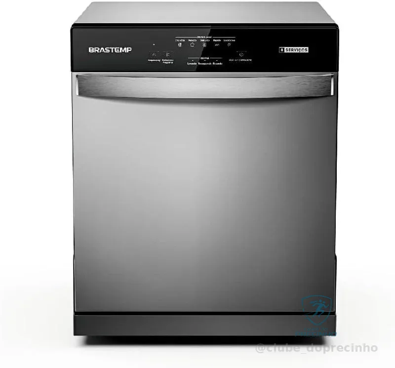 🚀 Lava Louças 8 Serviços Brastemp Cinza - BLF08BS 110V