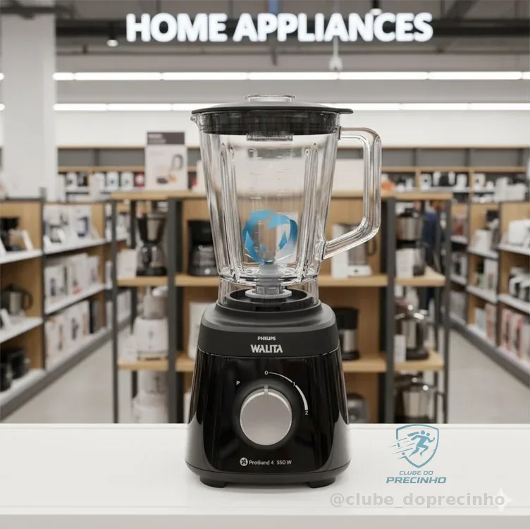 🚀 Liquidificador Daily Philips Walita Preto, 550W, 220V - RI2110/90