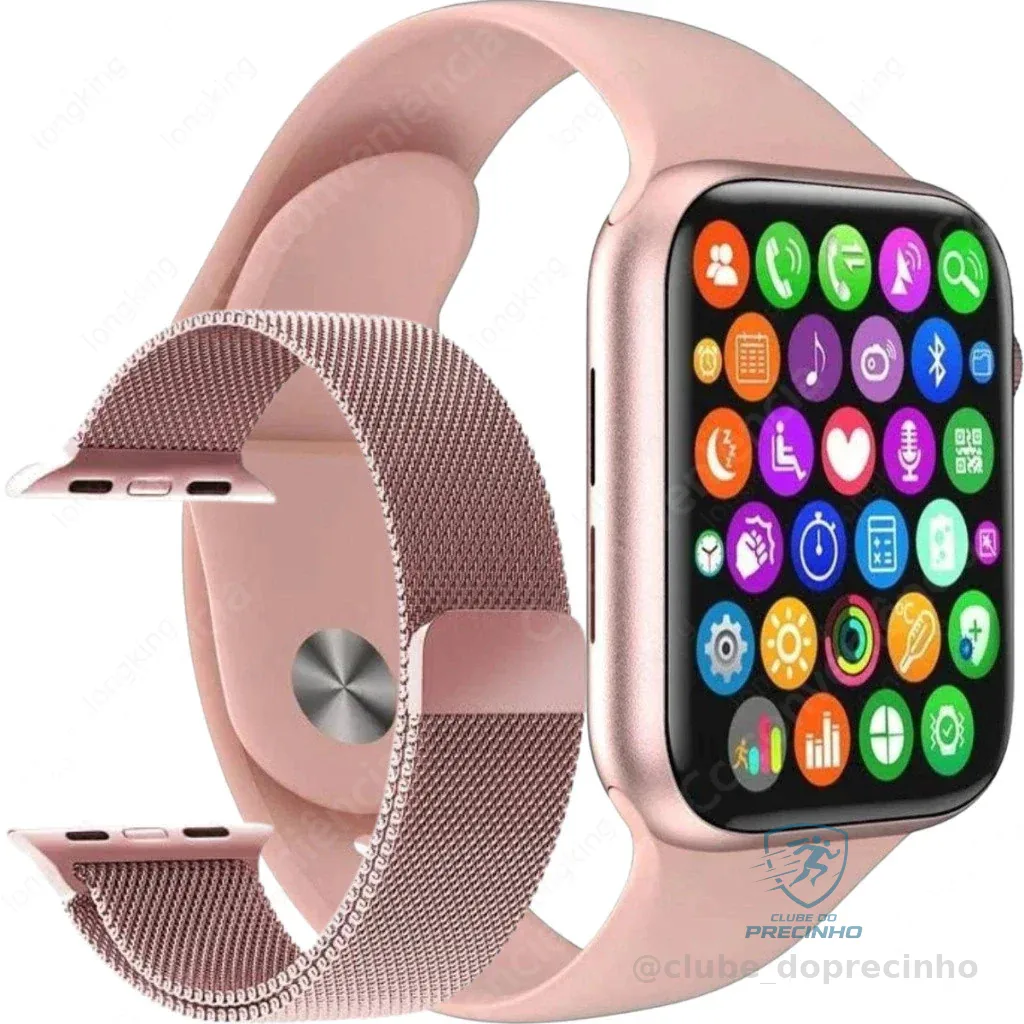 Lançamento De Smartwatch Relógio Inteligente Com Tela Infinita E Duas Alças , Estilo Tecnologia Para Homens Mulheres Shopee