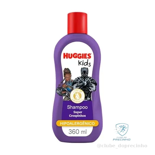 🚀 Shampoo Huggies Kids Super Crespinhos 360 ml