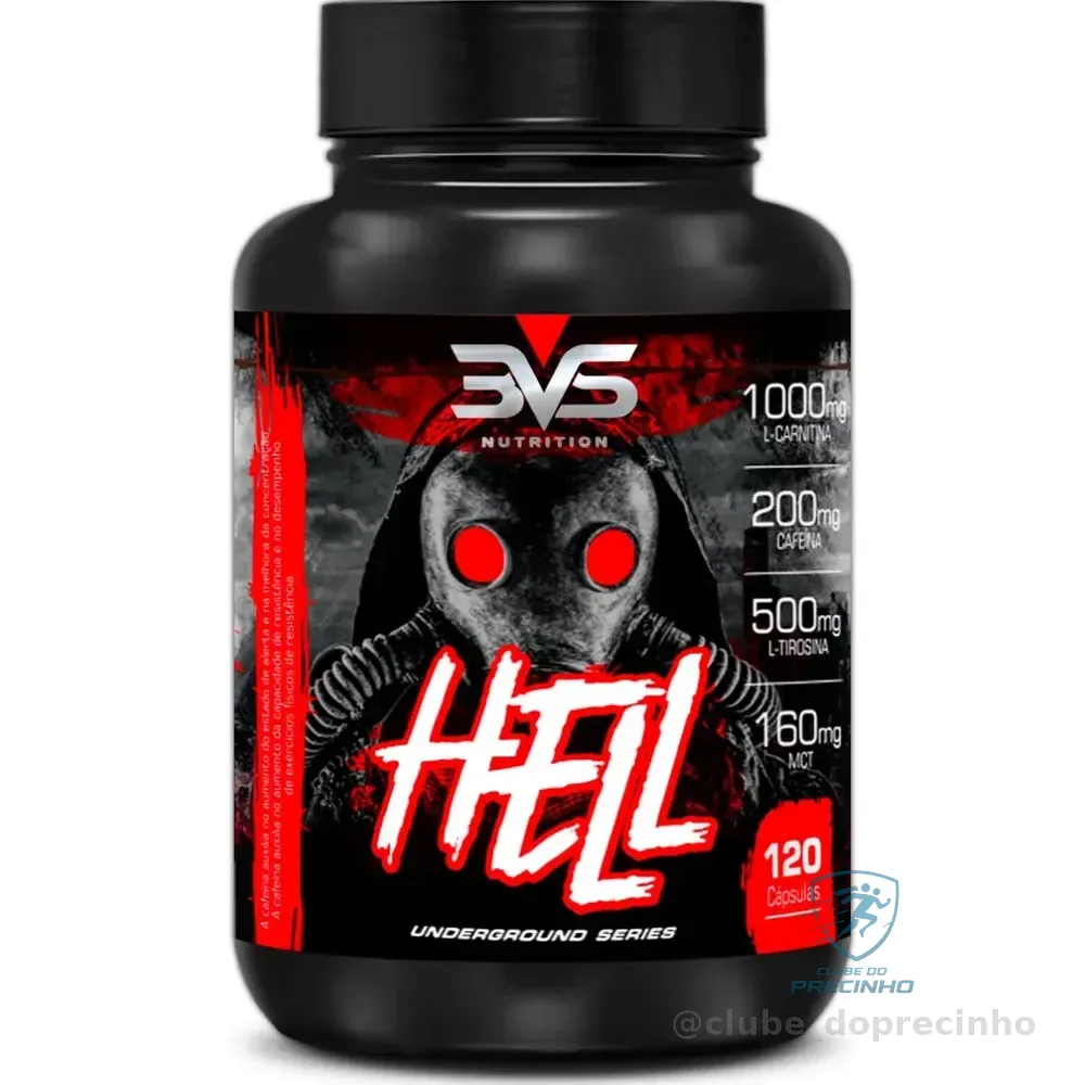 Termogênico Hell 120 cápsulas Mercado Livre
