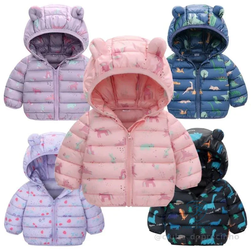 Jaqueta Dinossauro com Capuz Infantil (1-5 anos) Shopee
