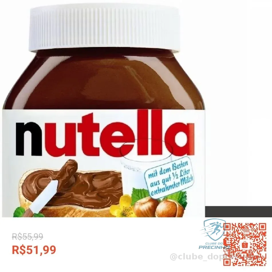 🚀 Creme De Avelã Com Cacau 650GB Nutella