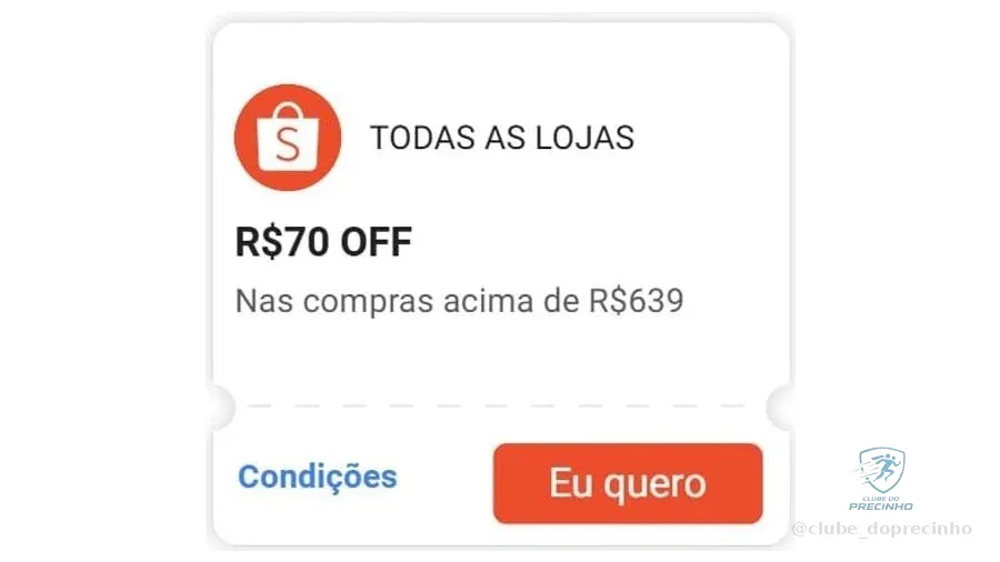 🔥 Novo Cupom Shopee
