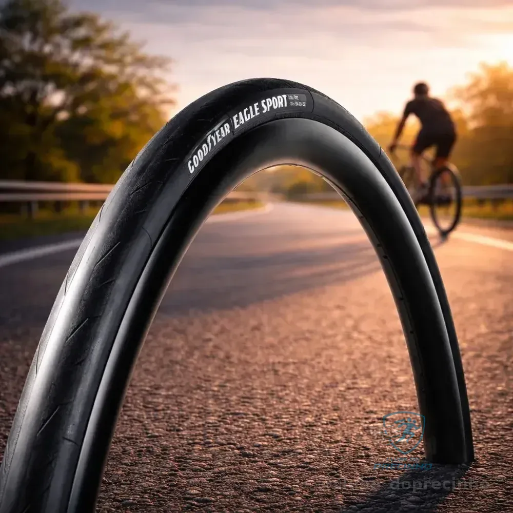 Pneu Goodyear Eagle Sport Tube Type 700x28c Preto Kevlar