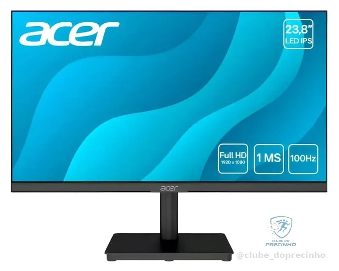 🚀 Monitor Acer mk241y 23.8" IPS Full HD 100hz 1ms HDMI/VGA Design Zero Frame