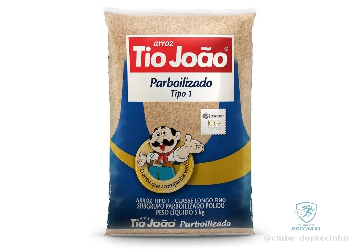 🚀 Tio João Arroz Parboilizado - 5Kg