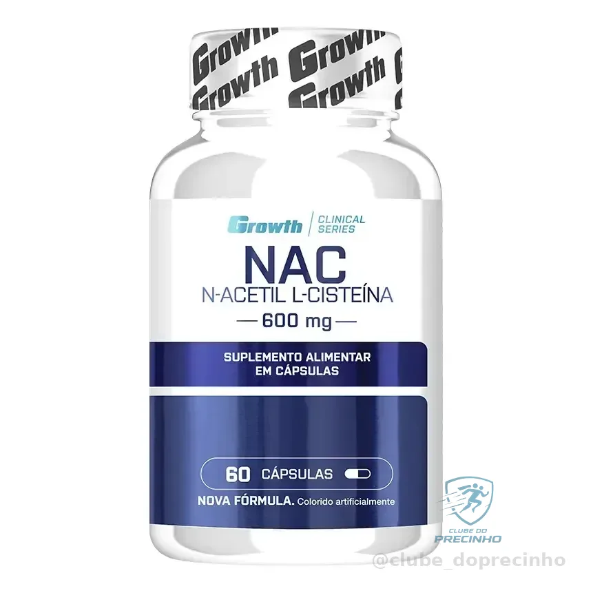 NAC Growth 60 cápsulas Mercado Livre