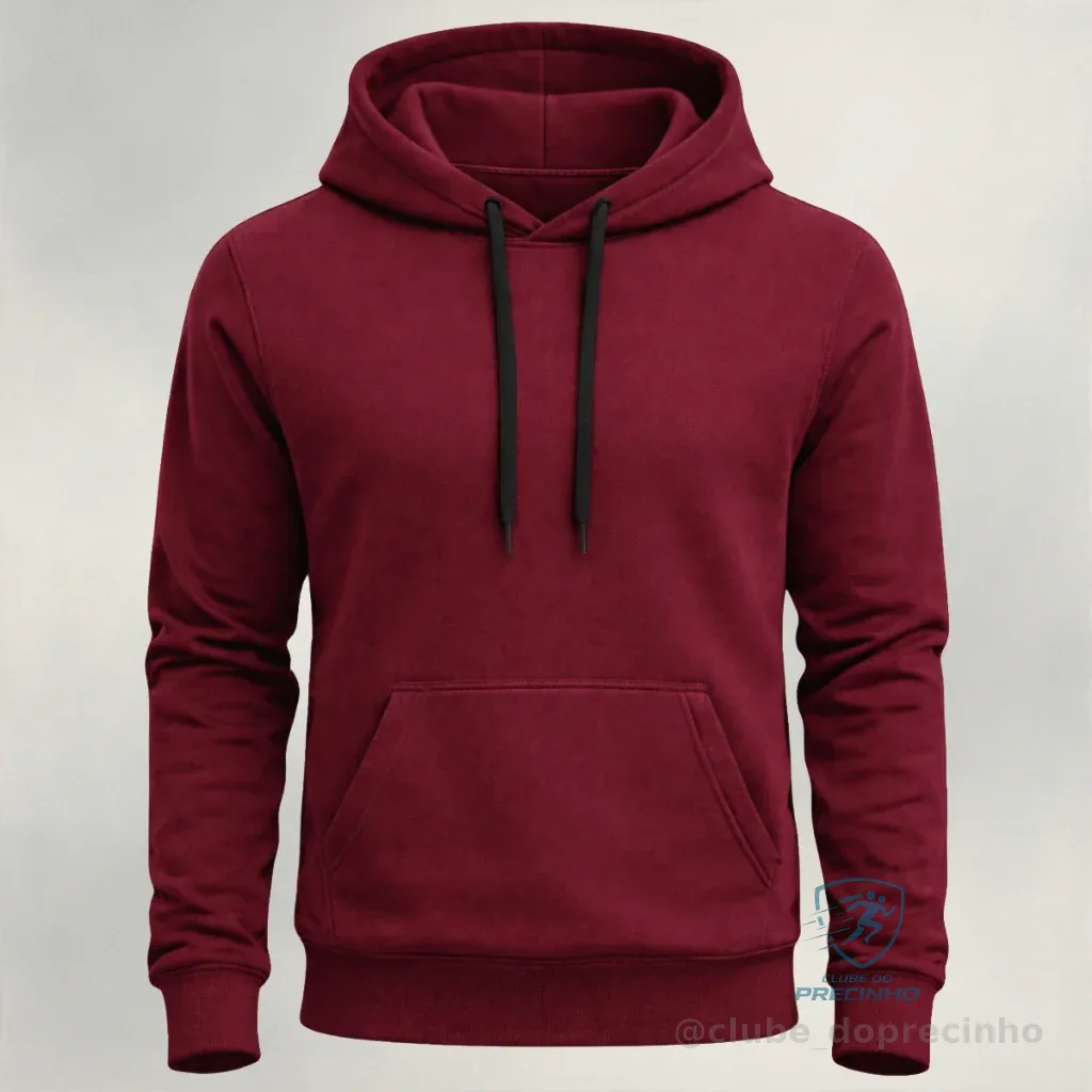 Canguru Blusa de Frio Algodão Agasalho Abrigo Quentinho Tecido Grosso Manga Longa Shopee