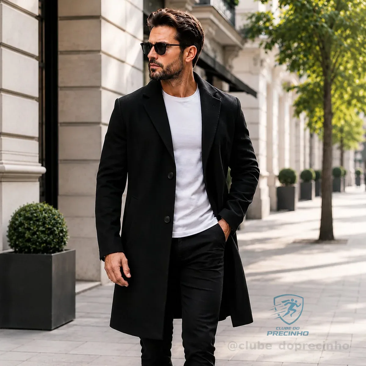 Casaco Sobretudo Premium Cardigan Mercado Livre