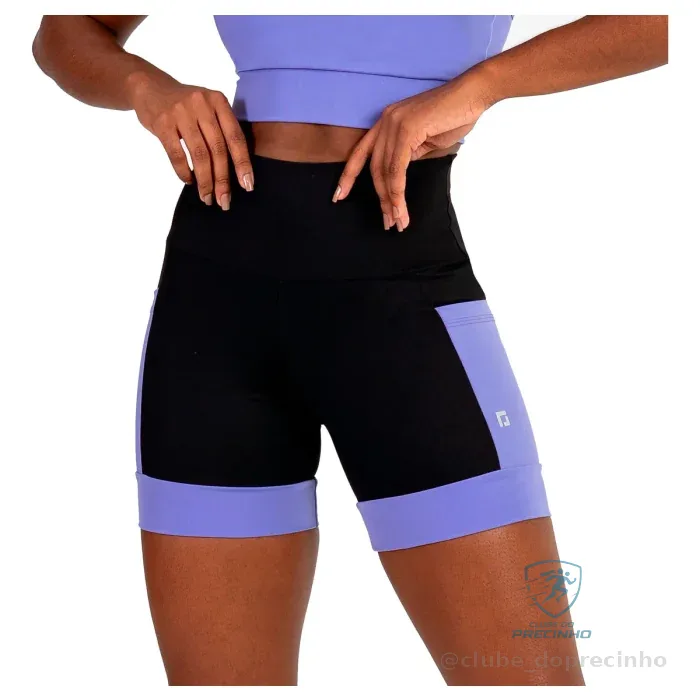 Shorts Feminino Cintura Alta com Bolsos Mercado Livre