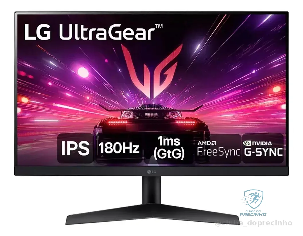 Monitor Gamer LG 24GS60F-B FHD 23,8 UltraGear IPS 180Hz Mercado Livre