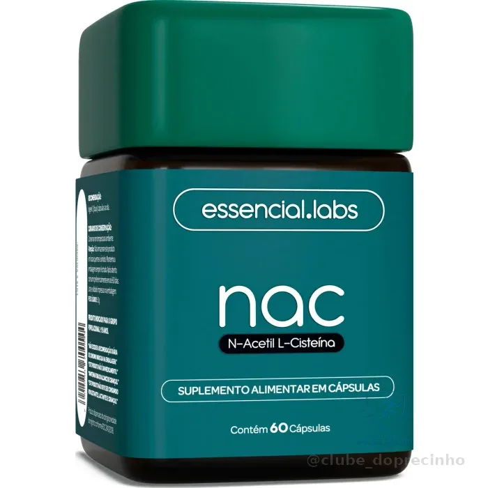 NAC 600mg 60 cápsulas Mercado Livre