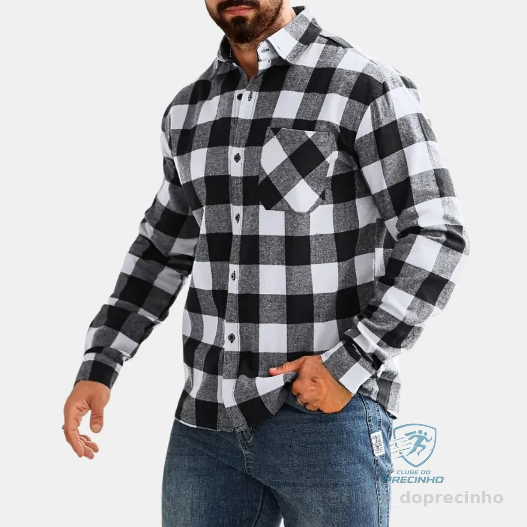 Camisa Xadrez Flanela Flanelada Blusa Masculina Manga Longa Festa Junina Vida Loca Shopee