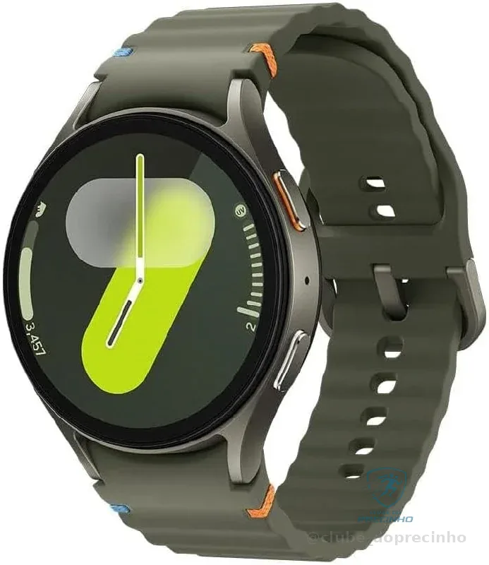 🚀 Samsung Galaxy Watch7 Smartwatch 44mm Bluetooth, Galaxy AI, Tela em Cristal de Safira, GPS de Dupla Frequência, Monitoramento avançado de saúde, sono e de coração, Processador de 3nm - Verde