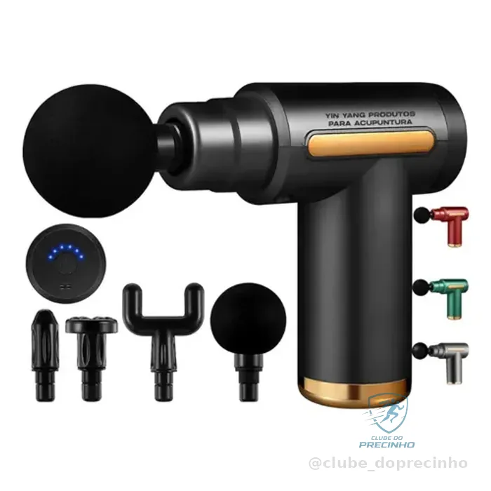 Pistola Massageadora Muscular Profissional Yin Yang Mercado Livre