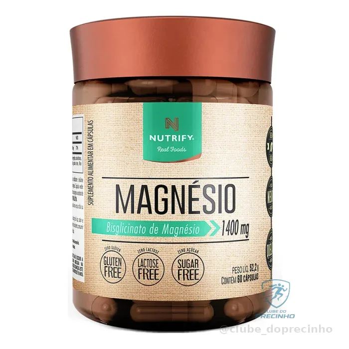 Magnésio Bisglicinato Nutrify 60 cápsulas Mercado Livre