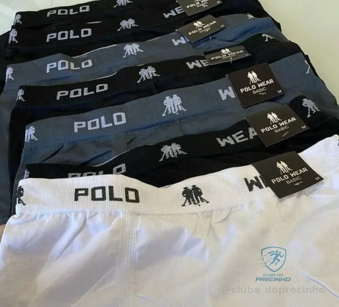 Kit 10 Cuecas Boxer Lisa Polo Wear Mercado Livre