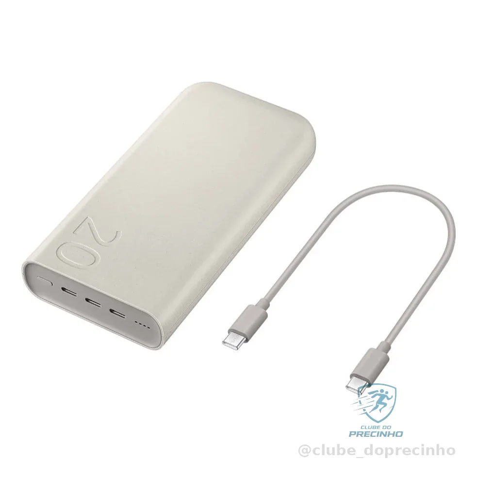 🚀 Bateria Carregador Portátil Samsung 20000 mAH Super Rápido 45w