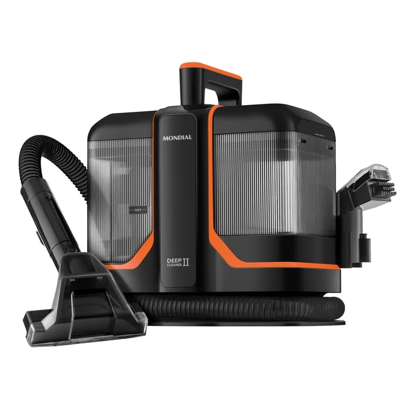 MONDIAL Extratora e Higienizadora Portátil Deep Cleaner II, Preto/Laranja, 1800W, 110V - EXP-02-O