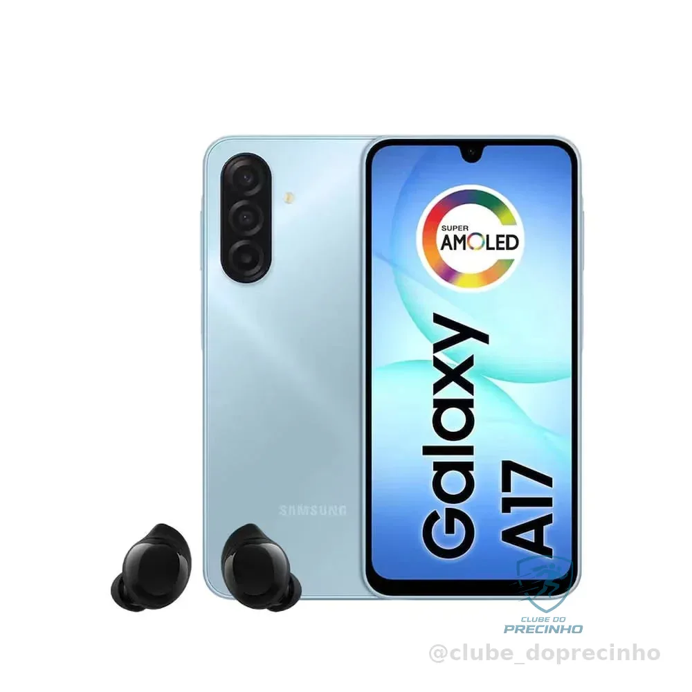 🚀 Smartphone Galaxy A17 128GB 4G + Fone Galaxy Buds Galaxy Samsung