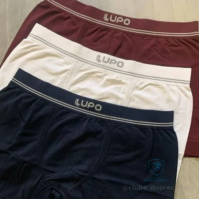 Kit 6 Cuecas Boxer Lupo Poliamida Sem Costura Box Original Mercado Livre