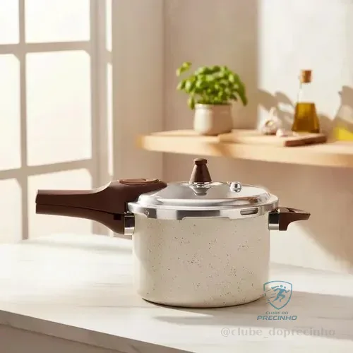 🚀 Panela De Pressão Brinox Pressure 4,2l Ø20 X 14,5 Cm Vanilla Baunilha Vanila